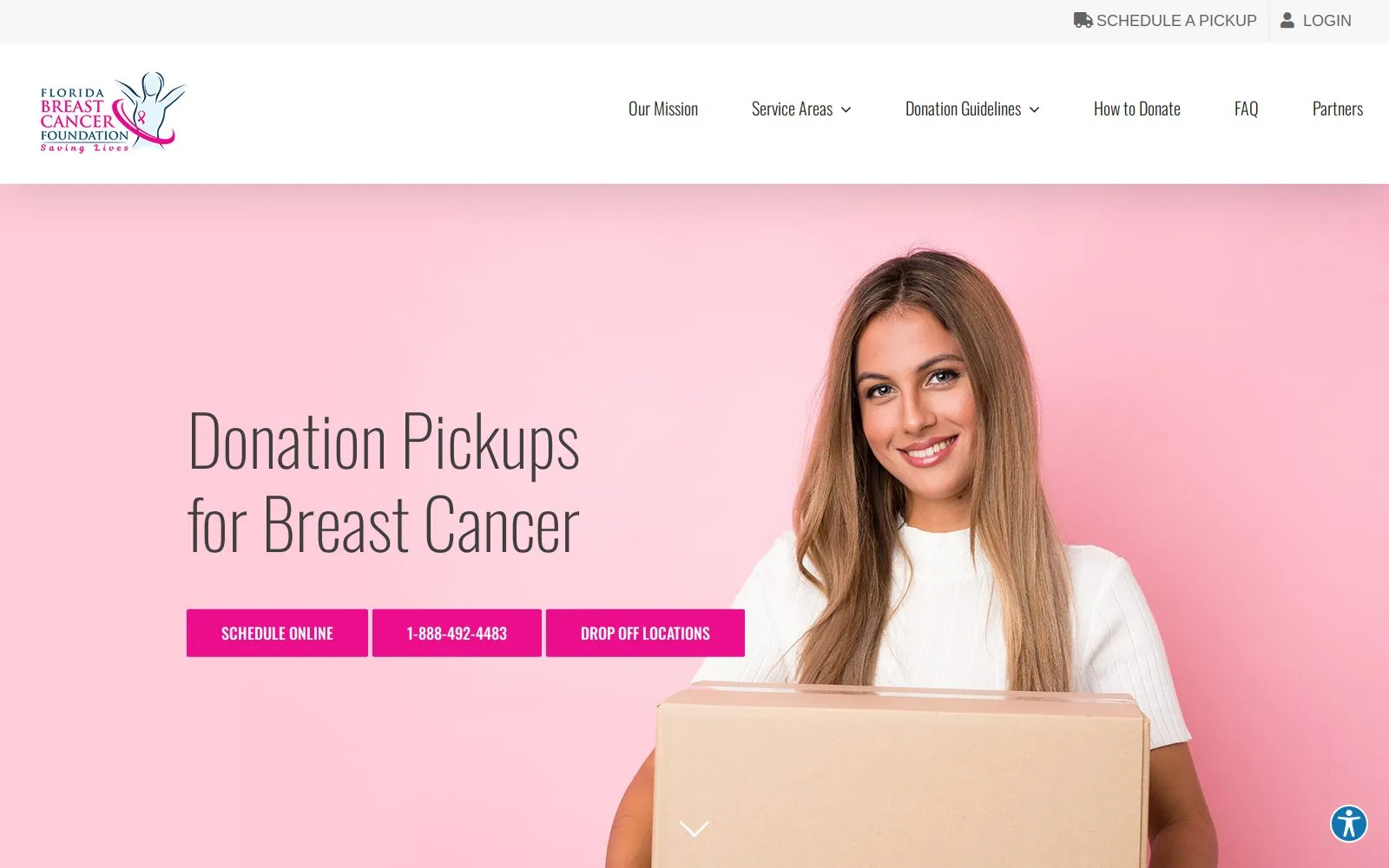 The Florida Breast Cancer Foundation website