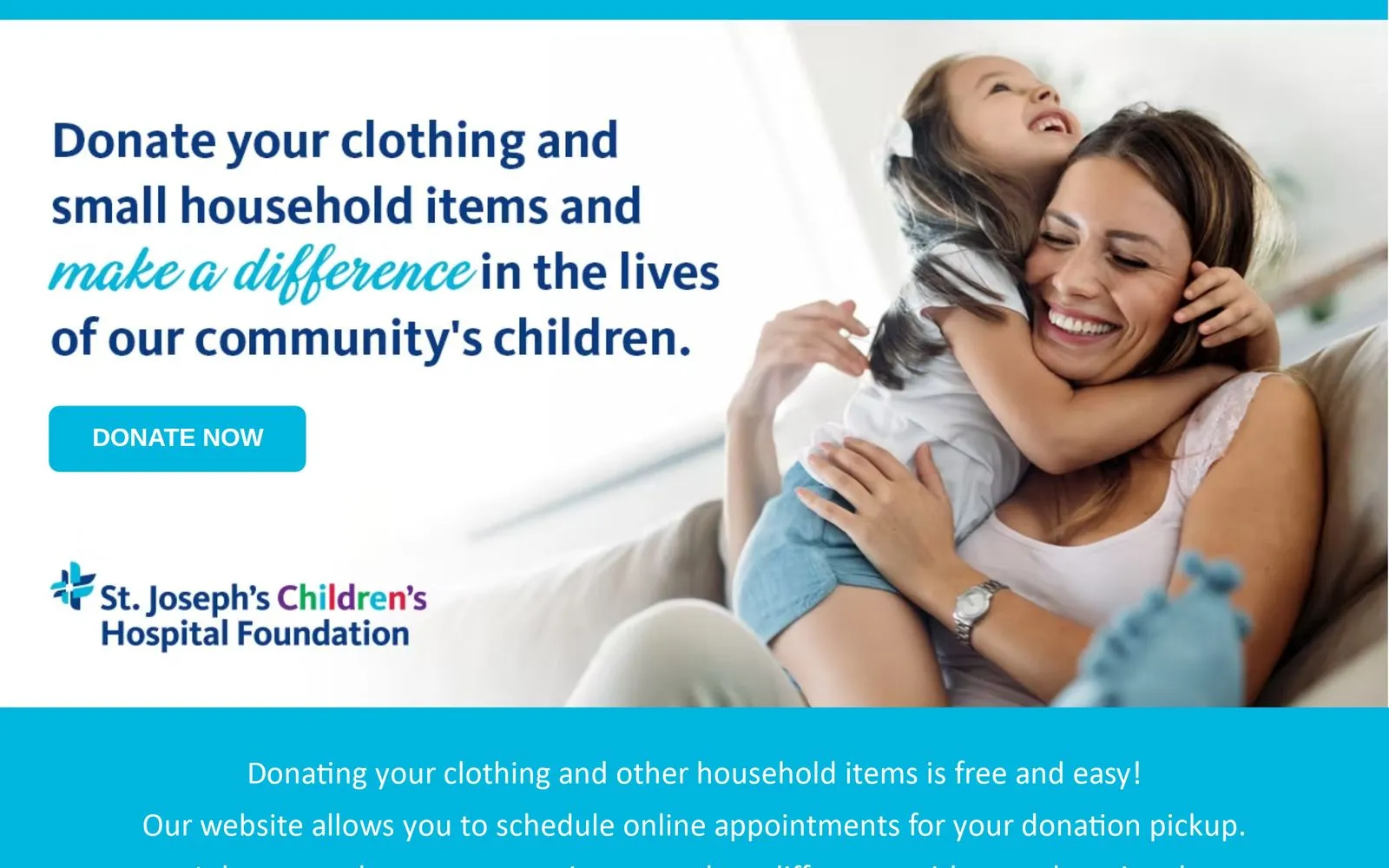 The St. Joseph's Children's Hospital Foundation website